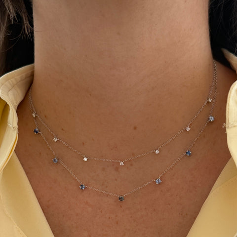 Color Pop - Ombré Sapphire Choker