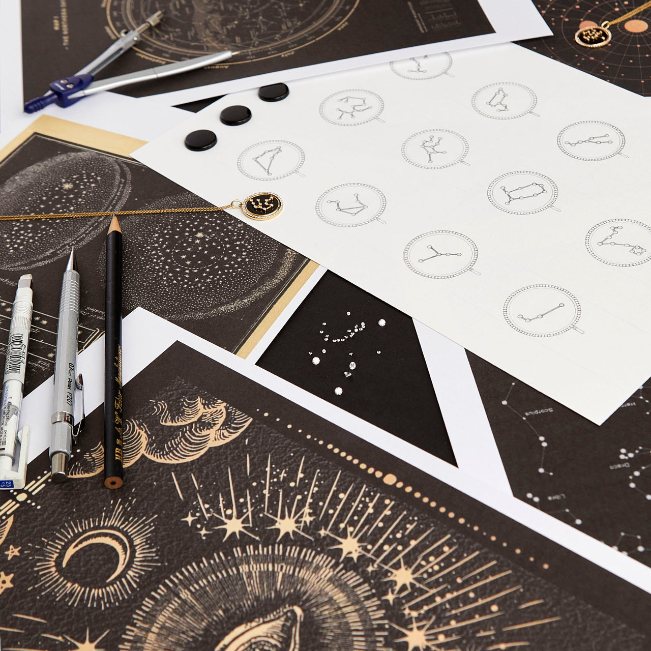Virgo Constellation Necklace