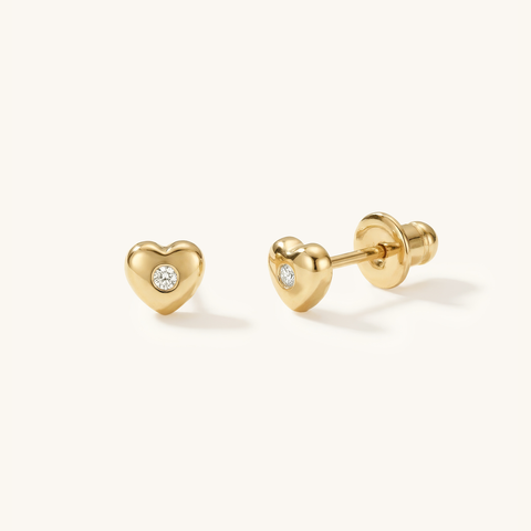 Petite Cuore Diamond Studs