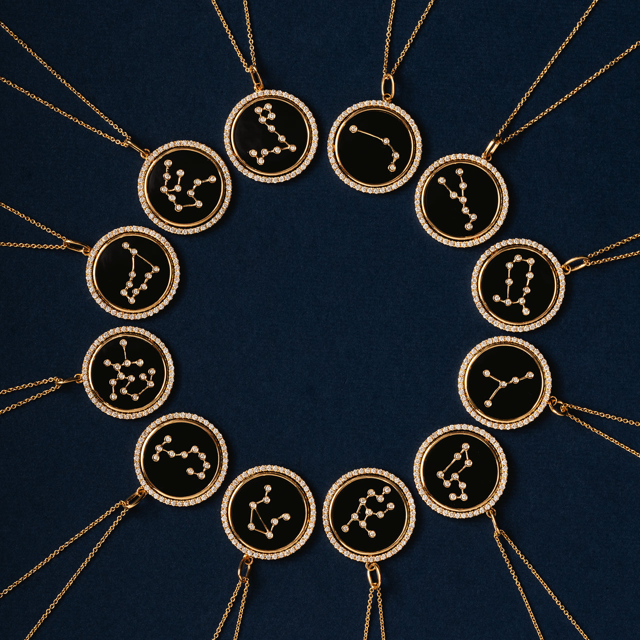 Virgo Constellation Necklace